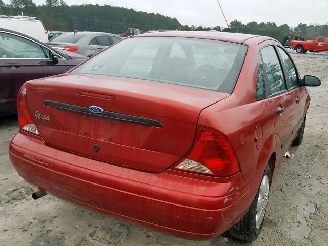 1FAFP33P63W334475 - 2003 FORD FOCUS LX RED photo 4