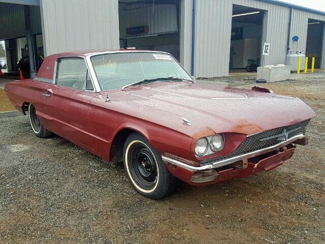 6Y81Z100853 - 1966 FORD T-BIRD BURGUNDY photo 1