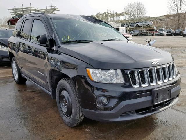 1C4NJDBB2CD632908 - 2012 JEEP COMPASS SP BLACK photo 1