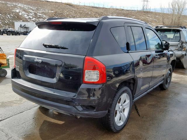 1C4NJDBB2CD632908 - 2012 JEEP COMPASS SP BLACK photo 4