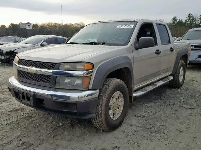 1GCDS136168112561 - 2006 CHEVROLET COLORADO BEIGE photo 2