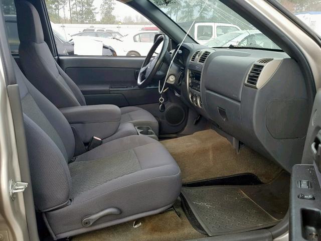 1GCDS136168112561 - 2006 CHEVROLET COLORADO BEIGE photo 5