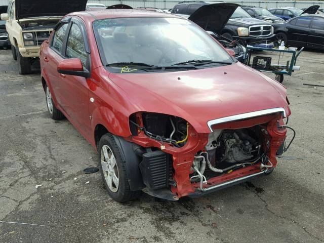 KL1TD56698B172366 - 2008 CHEVROLET AVEO BASE 红色 照片 1