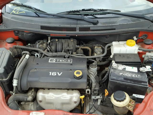 KL1TD56698B172366 - 2008 CHEVROLET AVEO BASE 红色 照片 7