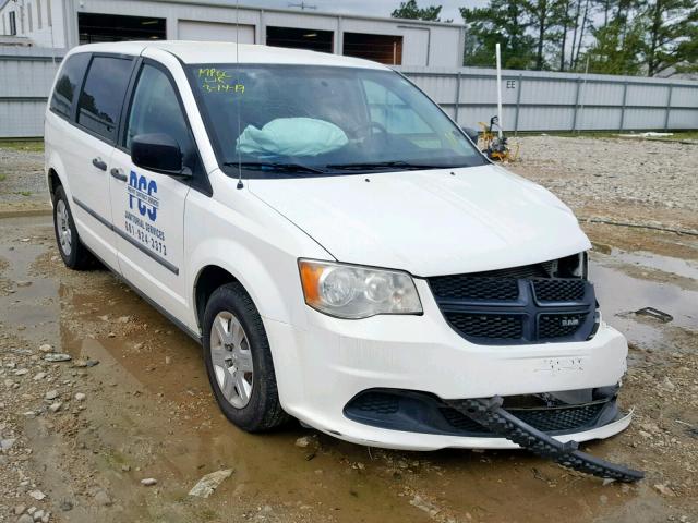 2C4JDGAG7CR224602 - 2012 DODGE RAM VAN WHITE photo 1