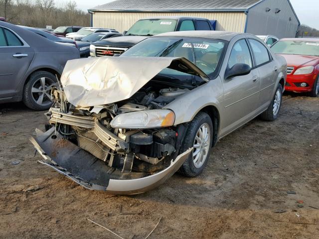 1C3EL46T33N562749 - 2003 CHRYSLER SEBRING LX TAN photo 2