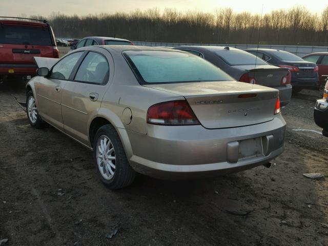 1C3EL46T33N562749 - 2003 CHRYSLER SEBRING LX TAN photo 3