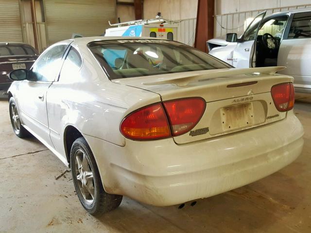 1G3NL12E24C226931 - 2004 OLDSMOBILE ALERO GL WHITE photo 3