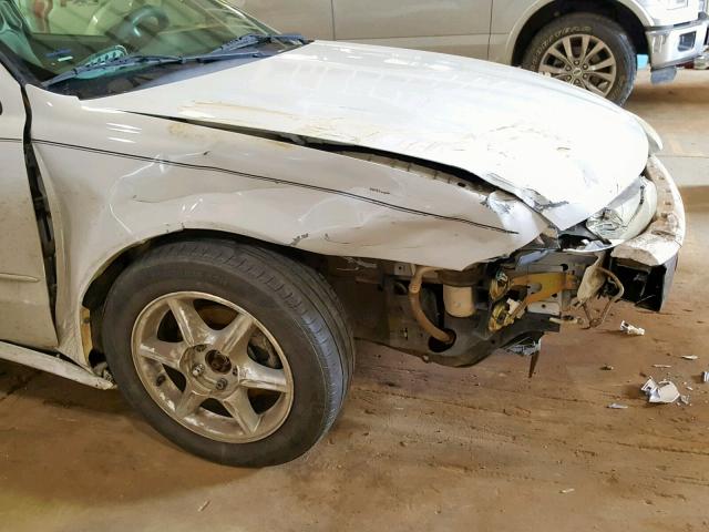 1G3NL12E24C226931 - 2004 OLDSMOBILE ALERO GL WHITE photo 9