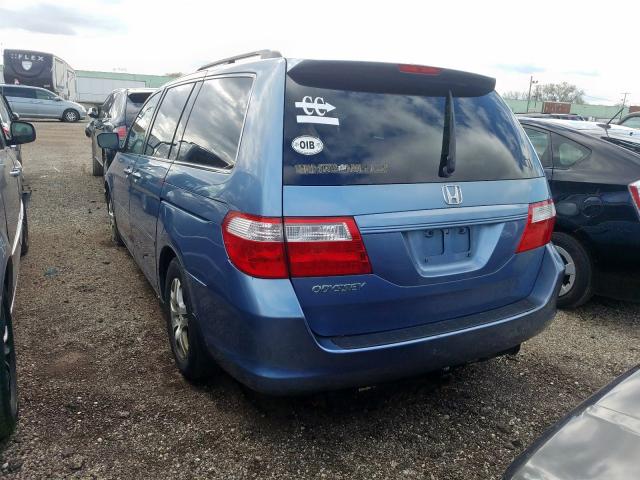 5FNRL38787B029565 - 2007 HONDA ODYSSEY EXL  photo 3