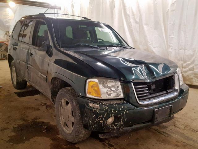 1GKDT13S632375304 - 2003 GMC ENVOY GREEN photo 1