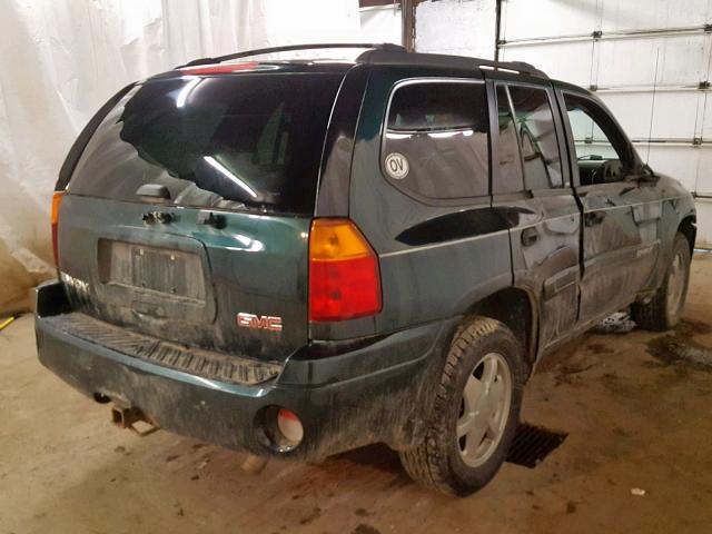 1GKDT13S632375304 - 2003 GMC ENVOY GREEN photo 4