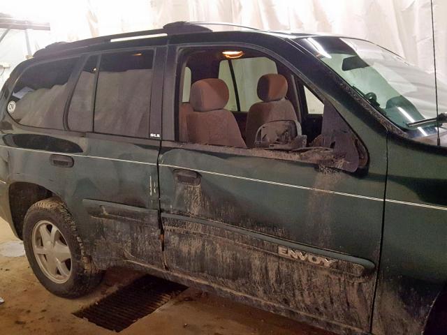 1GKDT13S632375304 - 2003 GMC ENVOY GREEN photo 9