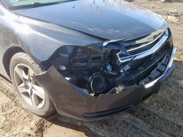 1G1ZB5E01CF220765 - 2012 CHEVROLET MALIBU LS BLACK photo 9