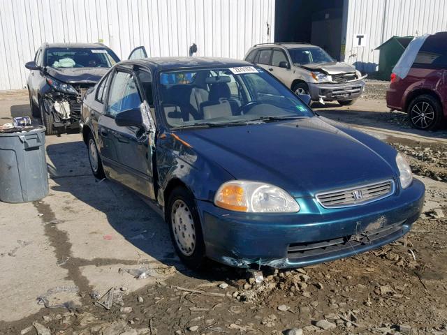 2HGEJ6628VH555524 - 1997 HONDA CIVIC DX GREEN photo 1