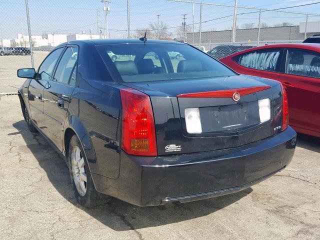 1G6DP577570137185 - 2007 CADILLAC CTS HI FEA BLACK photo 3