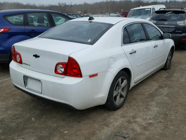 1G1ZC5EU9CF131669 - 2012 CHEVROLET MALIBU 1LT WHITE photo 4