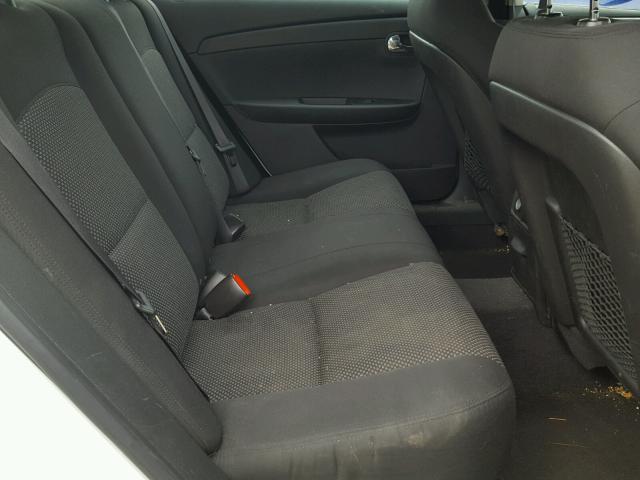 1G1ZC5EU9CF131669 - 2012 CHEVROLET MALIBU 1LT WHITE photo 6