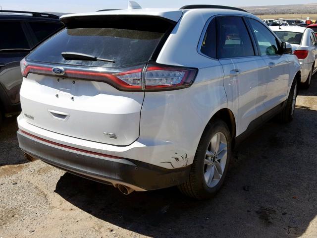 2FMTK4J85FBC07344 - 2015 FORD EDGE SEL WHITE photo 4