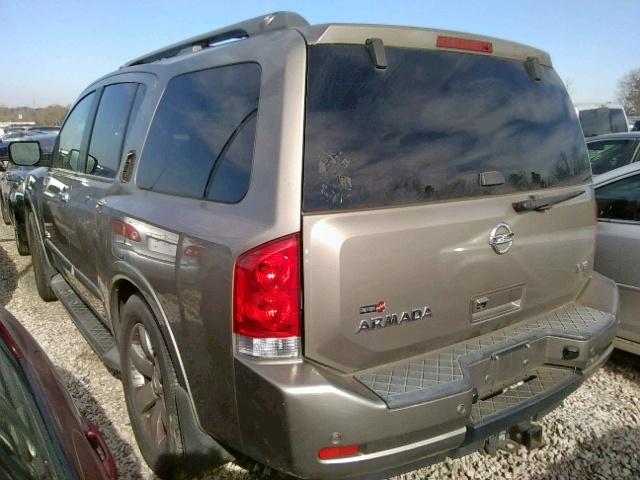 5N1BA08D98N604041 - 2008 NISSAN ARMADA SE TAN photo 3