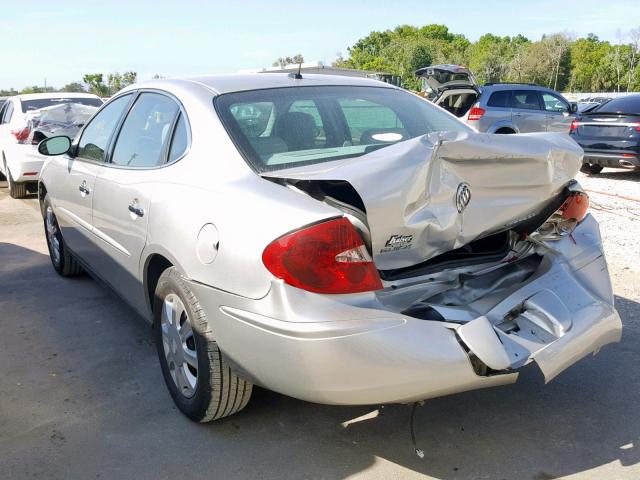 2G4WC582X61170864 - 2006 BUICK LACROSSE C SILVER photo 3