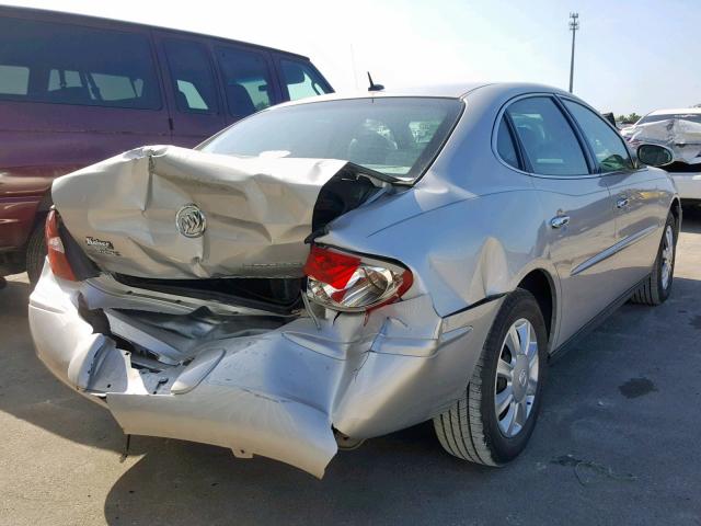 2G4WC582X61170864 - 2006 BUICK LACROSSE C SILVER photo 4