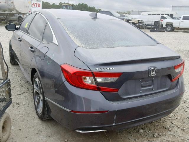 1HGCV1F52JA046479 - 2018 HONDA ACCORD EXL GRAY photo 3