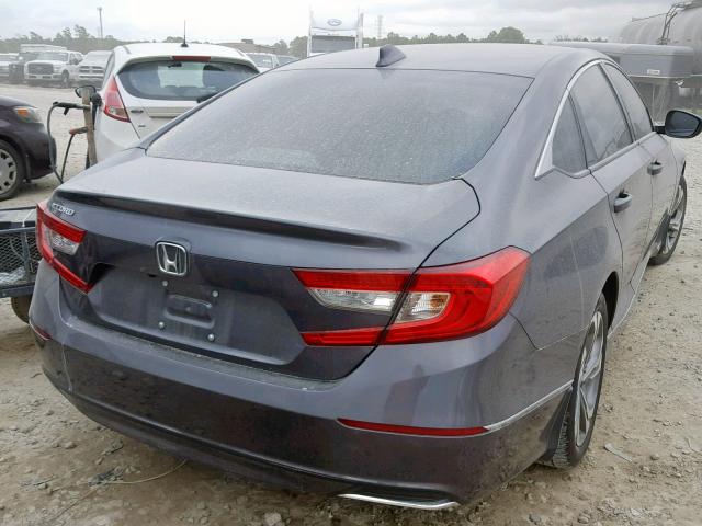 1HGCV1F52JA046479 - 2018 HONDA ACCORD EXL GRAY photo 4