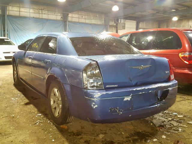 2C3KA53G57H725891 - 2007 CHRYSLER 300 TOURIN BLUE photo 3