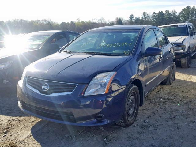 3N1AB6AP1CL745427 - 2012 NISSAN SENTRA 2.0 BLUE photo 2