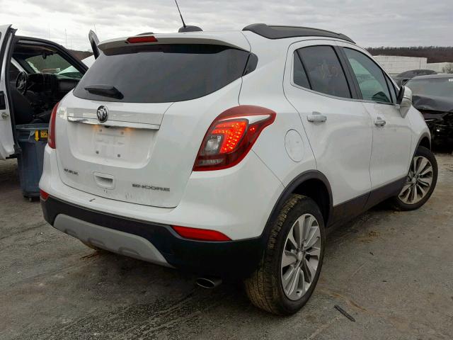 KL4CJASB5JB578707 - 2018 BUICK ENCORE PRE WHITE photo 4