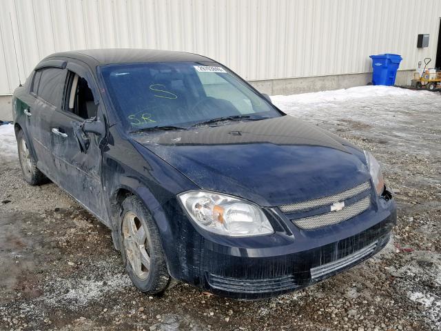 1G1AT55H597192522 - 2009 CHEVROLET COBALT LT BLACK photo 1