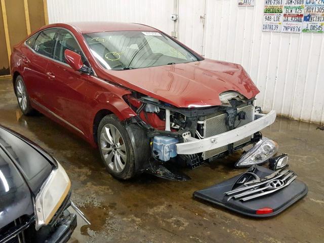 KMHFH4JG5EA369200 - 2014 HYUNDAI AZERA GLS RED photo 1