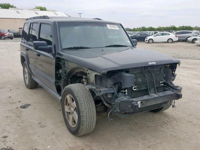 1J8HH48K17C511727 - 2007 JEEP COMMANDER BLACK photo 1