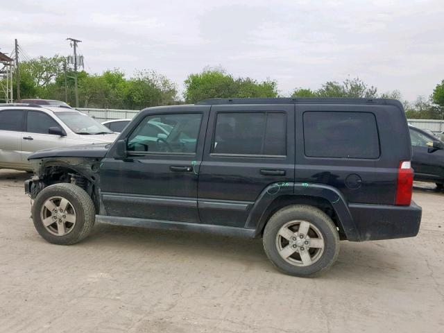 1J8HH48K17C511727 - 2007 JEEP COMMANDER BLACK photo 9
