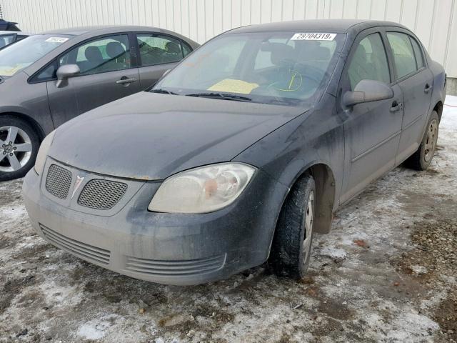 1G2AJ55F587276077 - 2008 PONTIAC G5 BLACK photo 2