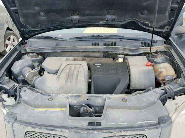 1G2AJ55F587276077 - 2008 PONTIAC G5 BLACK photo 7
