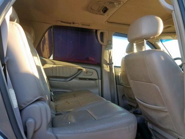 5TDBT48A93S180326 - 2003 TOYOTA SEQUOIA LI GRAY photo 6