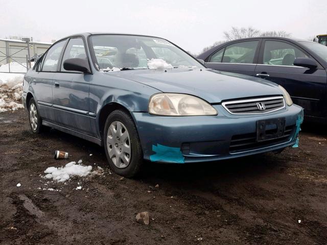 2HGEJ6614YH560196 - 2000 HONDA CIVIC BASE BLUE photo 1