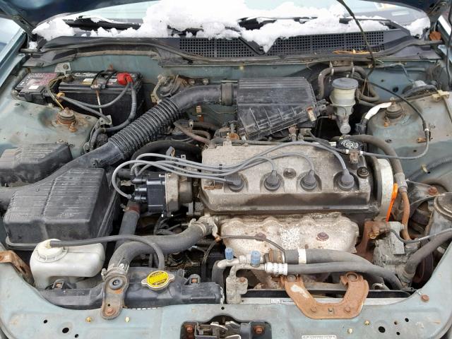 2HGEJ6614YH560196 - 2000 HONDA CIVIC BASE BLUE photo 7