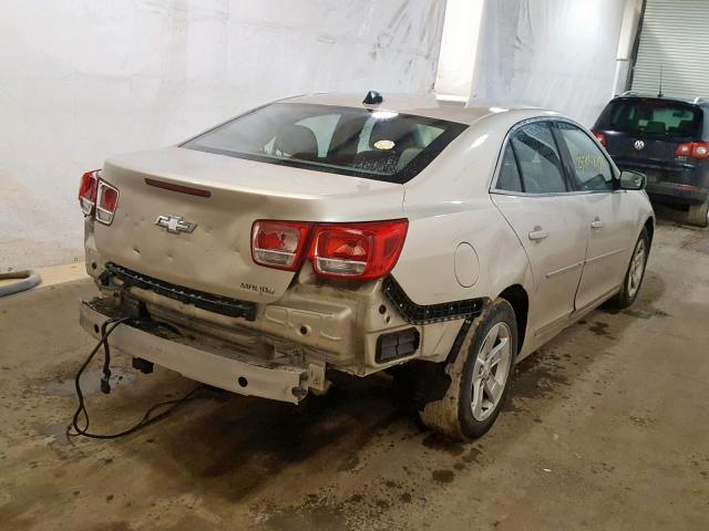 1G11B5SA0DF201572 - 2013 CHEVROLET MALIBU LS SILVER photo 4