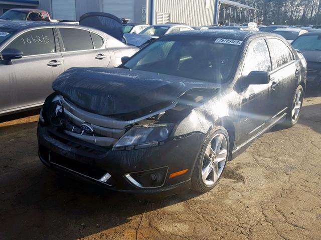 3FAHP0KC4BR277961 - 2011 FORD FUSION SPO BLACK photo 2