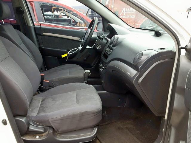 KL1TD56637B146134 - 2007 CHEVROLET AVEO BASE Ağ foto 5