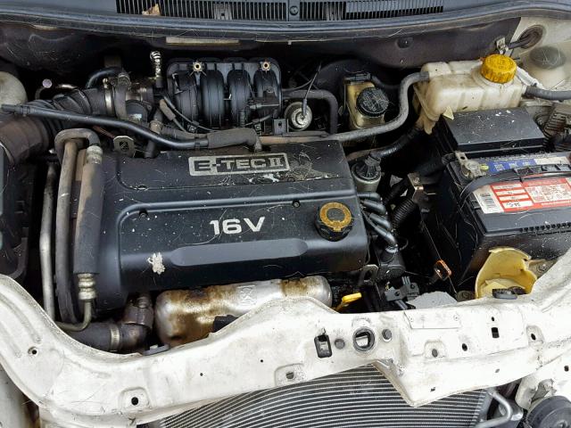 KL1TD56637B146134 - 2007 CHEVROLET AVEO BASE Ağ foto 7