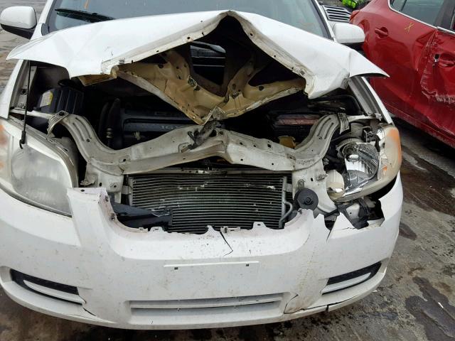 KL1TD56637B146134 - 2007 CHEVROLET AVEO BASE Ağ foto 9