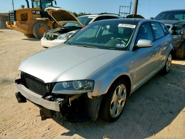 WAUKD78P66A082663 - 2006 AUDI A3 S-LINE SILVER photo 2