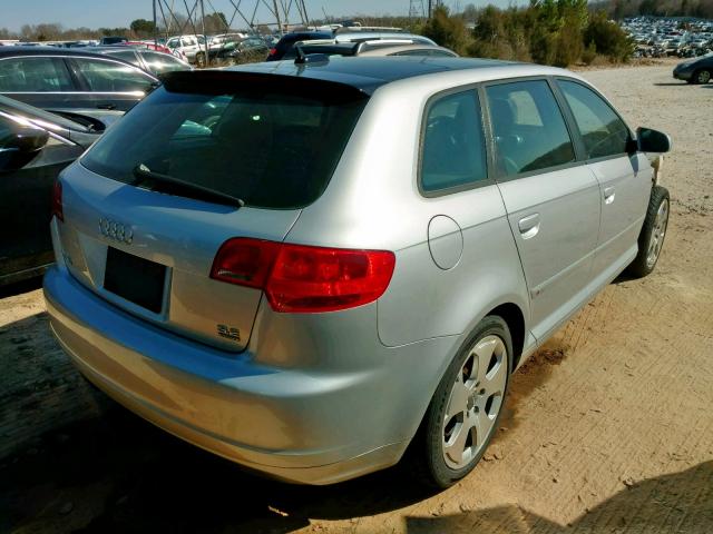 WAUKD78P66A082663 - 2006 AUDI A3 S-LINE SILVER photo 4