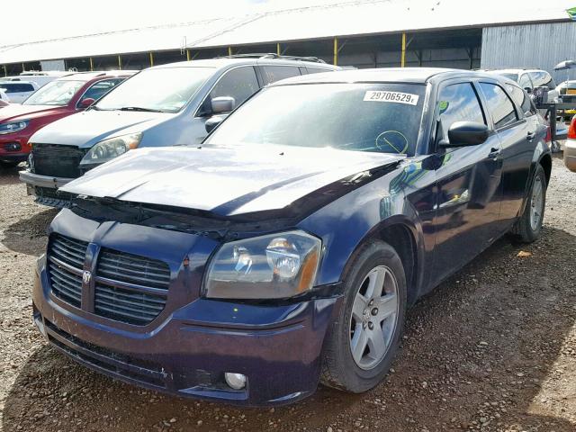 2D8FV48V05H509982 - 2005 DODGE MAGNUM SXT BLUE photo 2