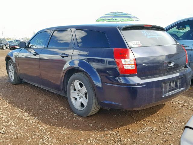 2D8FV48V05H509982 - 2005 DODGE MAGNUM SXT BLUE photo 3