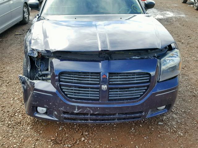 2D8FV48V05H509982 - 2005 DODGE MAGNUM SXT BLUE photo 9